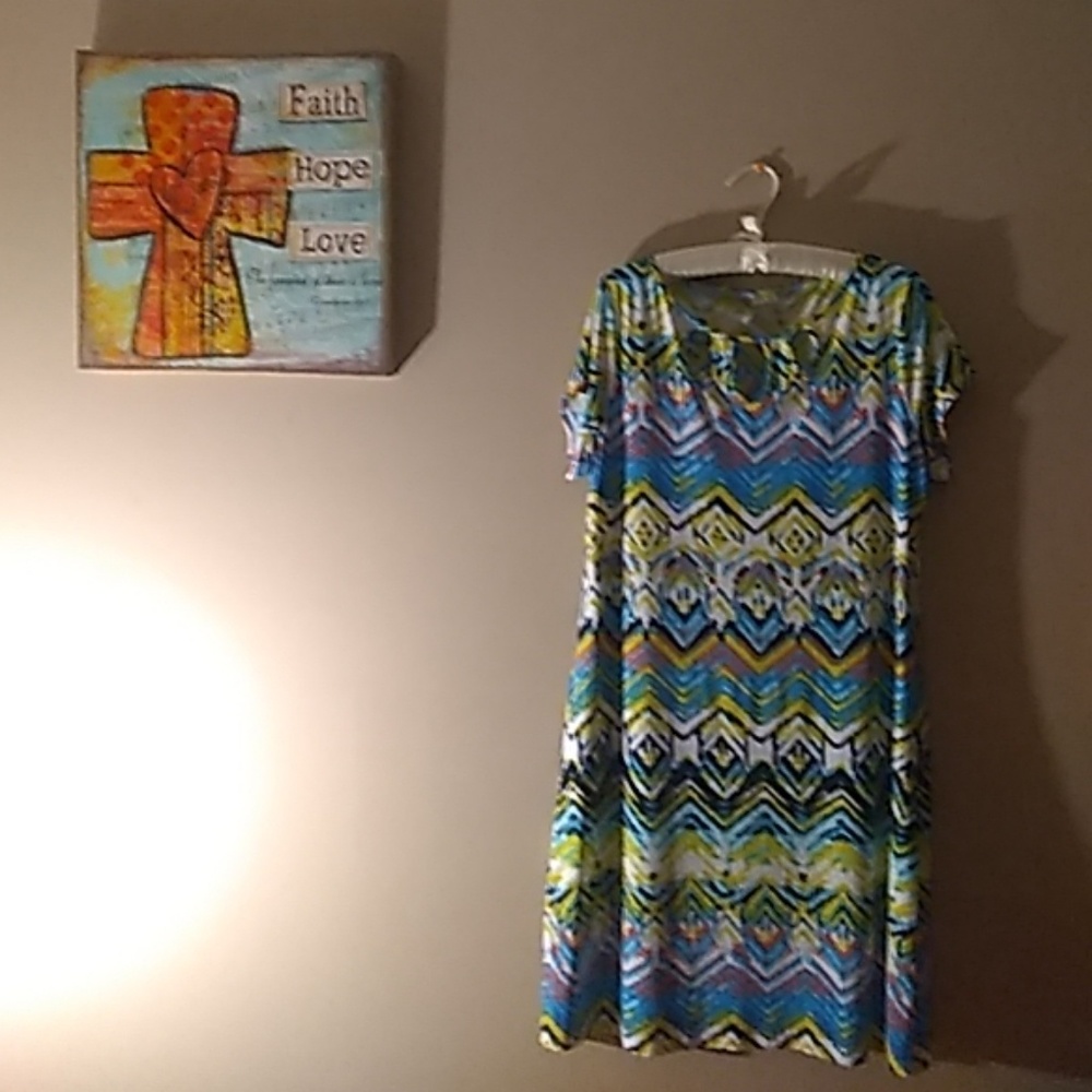 Sexy colorful dress